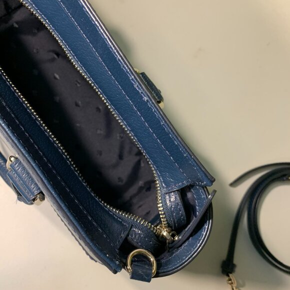 Kate Spade Navy Satchel with crossbody strap NWOT - Picture 9 of 10